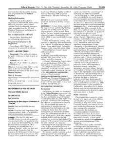 Federal Register / Vol. 71, No[removed]Tuesday, December 12, [removed]Proposed Rules based on a definition slightly modified from our February, 2006 proposed rulemaking (71 FR 8265, February 16, 2006).