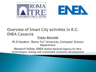 Piattaforma Integrata  Smart Town