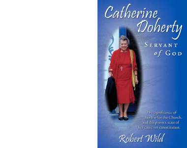 Catherine Doherty: Servant of God