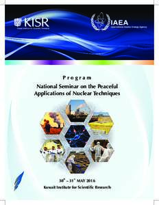 Program  National Seminar on the Peaceful Applications of Nuclear Techniques  th