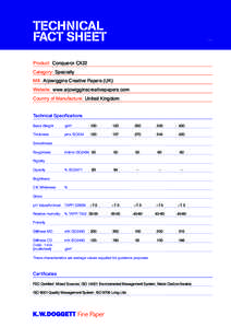 Technical Data - Conqueror CX22 1