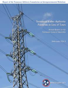 Tennessee Valley Authority Payments in Lieu of Taxes