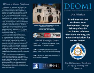 DEOMI Tri-Fold Mission Pamphlet 19 November 2013.indd