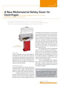 5  Innovation A New Multimaterial Safety Cover for Centrifuges