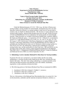 Federal assistance in the United States / Presidency of Lyndon B. Johnson / Healthcare / Medicaid / Health economics / Per diem / Nursing home / Medicare / Case mix index / Health / Healthcare reform in the United States / Medicine