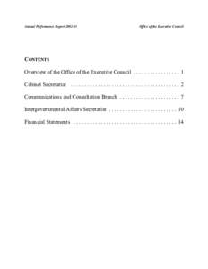 Executive Council Annual Performance Report[removed]PDF)