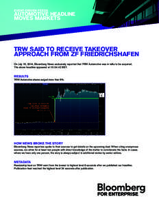 Cable television in the United States / Media in New York City / Transport / Bloomberg / Finance / TRW / Analytics / Bloomberg L.P. / Business / Bloomberg Television