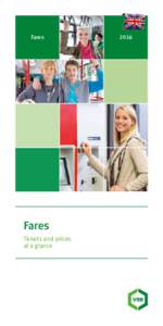 Fares  Fares Tickets and prices at a glance