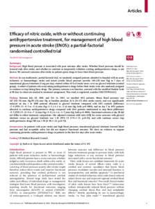 Circulatory system / Medical emergencies / Antianginals / Glyceryl trinitrate / Myocardial infarction / Stroke / Minitran / Nitroglycerin / Hypertension / Medicine / Aging-associated diseases / Health