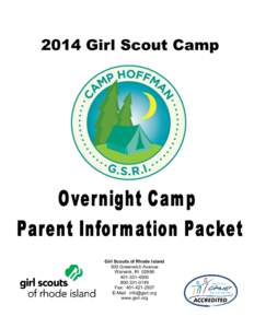 2014 Girl Scout Camp  Girl Scouts of Rhode Island 500 Greenwich Avenue Warwick, RI[removed]4500