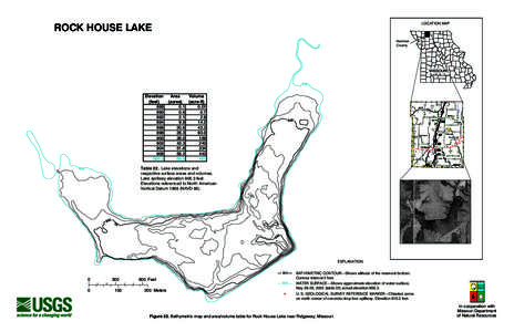 LOCATION MAP  ROCK HOUSE LAKE Harrison County