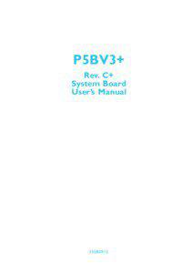P5BV3+ Rev. C+ System Board