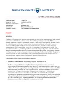 Tru / Software / Canada / Thompson Rivers University