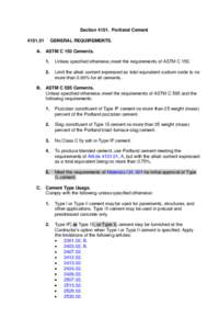 Section[removed]Portland Cement[removed]A. B.