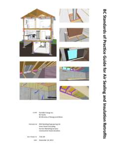 BC Standards of Practice Guide for Air Sealing and Insulation Retrofits