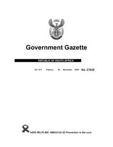 Government Notice No. 1374