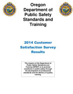 Oregon Department of Public Safety Standards and Training