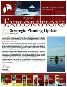 Northern Virginia Regional Park Authority Regional  Strategic Planning Update