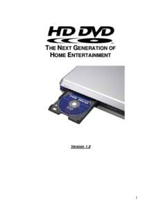 Consumer electronics / Digital media / Information science / Technology / DVD / High-definition television / Audio storage / Computer storage media / HD DVD / Optical disc / HD+ / High-definition