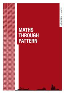 a teaching resource  Maths Through Pattern