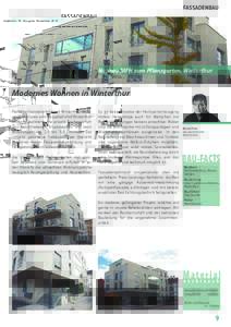 FASSADENBAU  Spektrum 78, Ausgabe November 2014 Neubau MFH zum Pflanzgarten, Winterthur