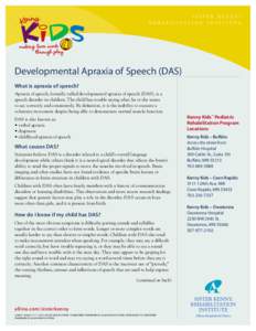 Human communication / Neurological disorders / Health / Agnosia / Apraxia / Medicine / Speech disorder / Developmental dyspraxia / Allina Hospitals & Clinics / Communication disorders / Speech and language pathology / Specific developmental disorders