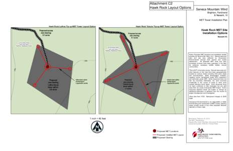 Attachment C2 Hawk Rock Layout Options Seneca Mountain Wind  Brighton, Ferdinand