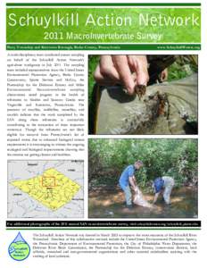 Maiden Creek / Sacony Creek / Saucony / Kutztown /  Pennsylvania / Berks County /  Pennsylvania / Delaware River / Partnership for the Delaware Estuary / Biological monitoring working party / Geography of Pennsylvania / Geography of the United States / Schuylkill River