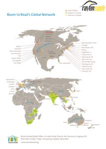 ▲ Global Offices ■ Program Countries ● Volunteer Chapters Room to Read’s Global Network