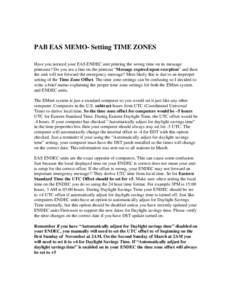 Microsoft Word - PAB EAS MEMO TIME ZONES.doc