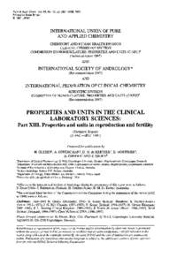 Pure &Appl. Chem., Vol. 69, No. 12, pp, 1997. Printed in Great Britain. Q 1997 IUPAC INTERNATIONAL UNION OF PURE AND APPLIED CHEMISTRY