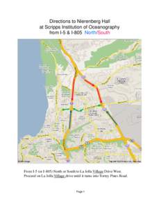 California / La Jolla / Scripps Institution of Oceanography / Interstate 805 / William Nierenberg / Parking lot / Geography of California / Southern California / Parks in San Diego /  California