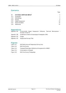 HZMB – HKBCF & HKLR  EIA Report Contents Page