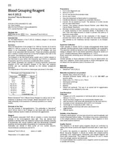 Seraclone (Blood Grouping Reagent) Anti-k (KEL 2)