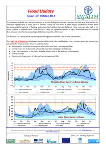    Flood Update     Issued:  31st  October, 2014