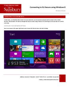 Windows 8 WiFi Setup Guide