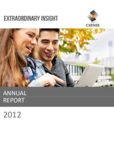 ANNUAL REPORT 2012  ANNUAL REPORT