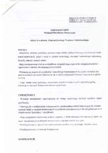 Zal4cznikdo uchwalynr 5 Senatu UL podjetejna 1. roboczymposiedzeniu Dosiedzeniuw dniu 17 wtzegnia2012 t. UniwersytetL6dzki Wydzial Filozoficzno-Historyczny