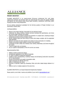 Occupations / Architectural design / Project architect / National Architectural Accrediting Board / Project manager / Construction / Architect / Architecture / Building engineering / Architects