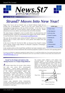 Strand7 Pty Limited  News.St7 Newsletter for Strand7 and Straus7 users Strand7 is marketed as