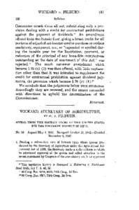 WICKARD v. FILBURN. 102 Syllabus.  Committee struck them all out, substituting only a provision dealing with a credit for contractual prohibitions