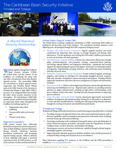 The Caribbean Basin Security Initiative Trinidad and Tobago USAID photo  A Shared Regional