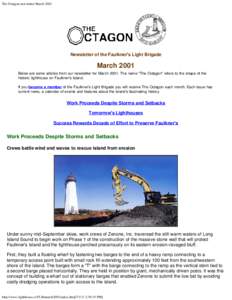 The Octagon newsletter March 2001