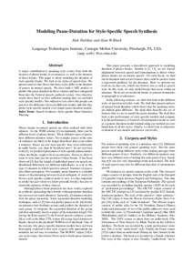 Statistical natural language processing / Machine translation / Applied linguistics / Corpora / Speech synthesis / Statistical machine translation / Rhythm / International Corpus of English / Computer music / Linguistics / Computational linguistics / Science