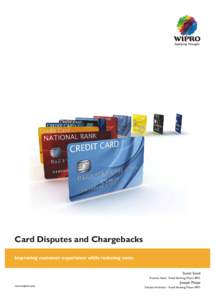 Card Disputes and Chargebacks