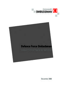 Defence Force Ombudsman: 25 years of service