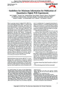 Molecular biology / Science / Polymerase chain reaction / Real-time polymerase chain reaction / Digital polymerase chain reaction / Melting curve analysis / Multiplex / Primer / Assay / Biology / Chemistry / Laboratory techniques