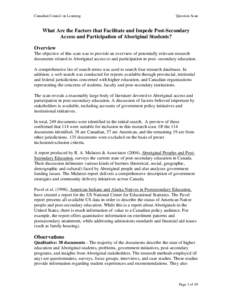 Canadian Council on Learning / Canada / First Nations / First Nations Technical Institute / Higher education in Saskatchewan / Americas / Education in Canada / History of North America