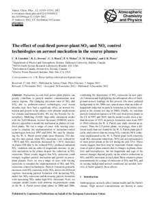 Atmos. Chem. Phys., 12, 11519–11531, 2012 www.atmos-chem-phys.net[removed]doi:[removed]acp[removed] © Author(s[removed]CC Attribution 3.0 License.  Atmospheric