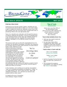 Education / Motor control / Brain Gym / Pedagogy / Special education / Vestibular system / Equilibrioception / Sensory integration / Brain / Mind / Sensory system / Nervous system